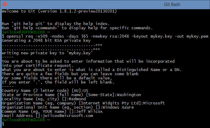 Command To Generate Ssh Key In Git Bash